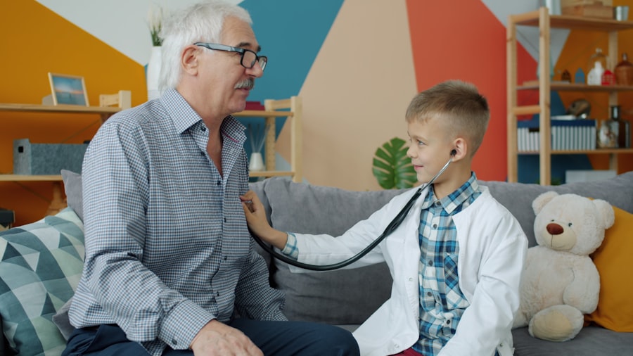 Photo child and doctor