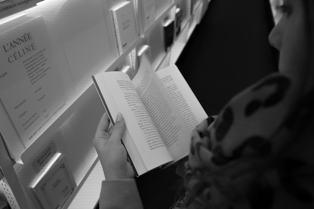 Photo literary reading, creative thinking